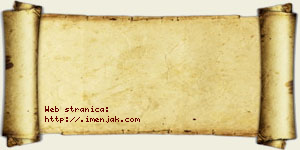 Isak Ćirković vizit kartica